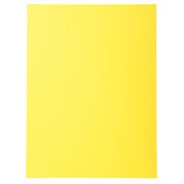 Comprar Pack de 100 subcarpetas de cartulina FOREVER 250 (240 gr.) amarillo canario
