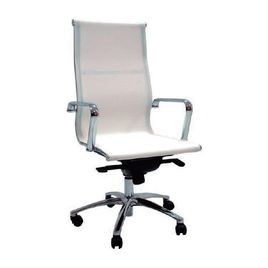 Comprar Sillón dirección Roger-JR Malla con brazos de acero cromado respaldo alto mecanismo basculante de lux  tapizado malla color negro