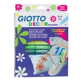 Comprar Estuche 12 rotuladores Decor Textile colores surtidos