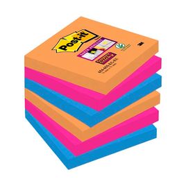 Comprar Pack 6 blocs 76x 76 mm- Notas Post-it® Super Sticky Colección Nuevos Colores Nuevos Lugares, Bangkok