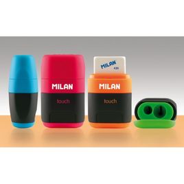 Comprar Afilaborra Compact Touch, combinación de goma 430 y sacapuntas de doble uso. Colores surtidos