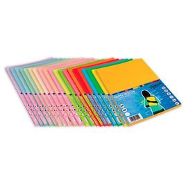Comprar Pack 100h papel color 80gr A4 amarillo