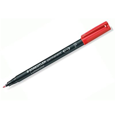 Comprar Rotulador permanente Staedtler Lumocolor trazo 0,6mm rojo