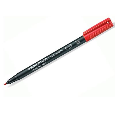 Comprar Rotulador permanente Staedtler Lumocolor trazo 0,9mm rojo
