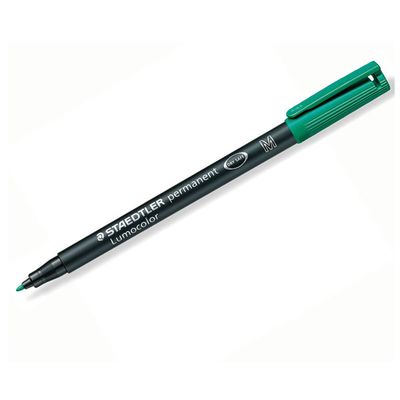 Comprar Rotulador permanente Staedtler Lumocolor trazo 0,9mm verde