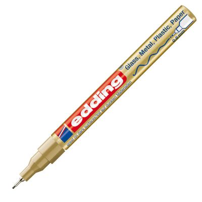 Comprar Marcador permanente especial edding 780 trazo 0,8mm oro